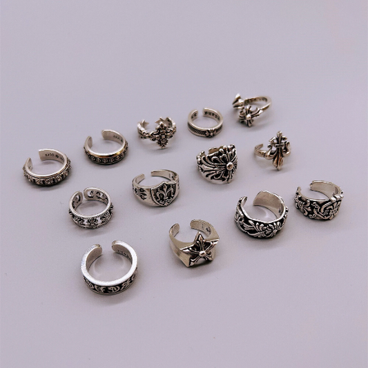 Chrome Style Ring,Forever Love Ring,Unisex Ring,Adjustable Rings