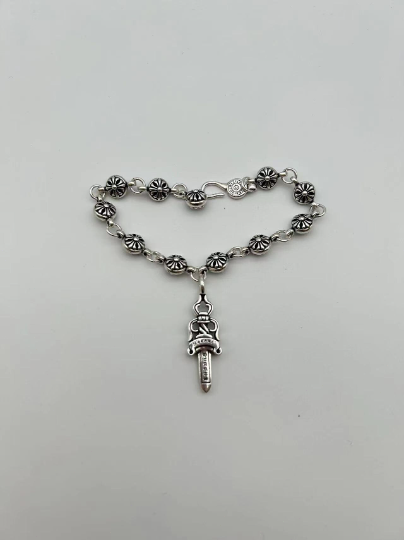 Chrome Jewelry Silver Sword Bracelet,Chrome Jewelry Style Design