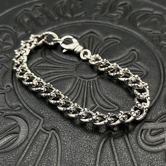 Chrome Jewels Punk Bracelet, Retro Bracelet, Give Her His Gift, Best Gift Jewelry