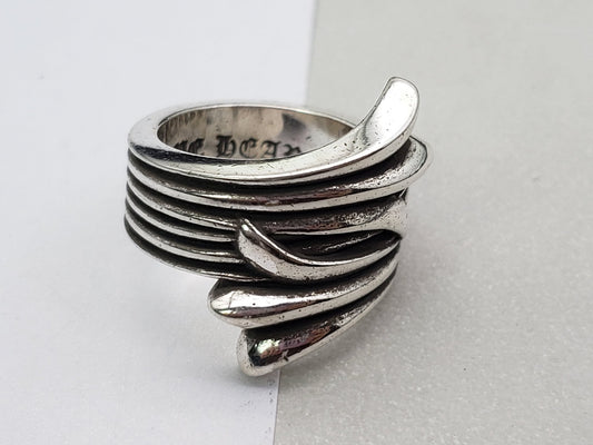 Chrome Jewelry Iris Ring, Chunky Rings,Punk Ring