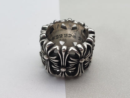 Chrome Classic Cemetery Ring Collection, Chunky Rings