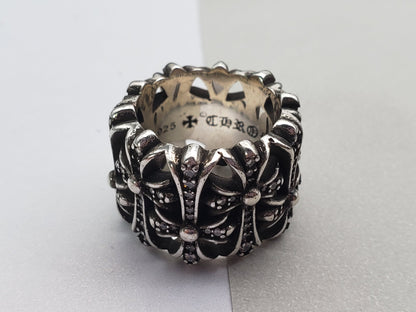 Chrome Classic Cemetery Ring Collection, Chunky Rings