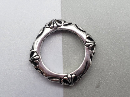 Chrome Jewelry Four Corner Ivy Ring