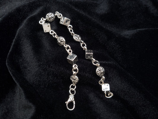 Chrome Jewels Bracelet, Chrome Jewels Dice Bracelet