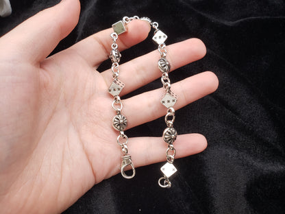 Chrome Jewels Bracelet, Chrome Jewels Dice Bracelet