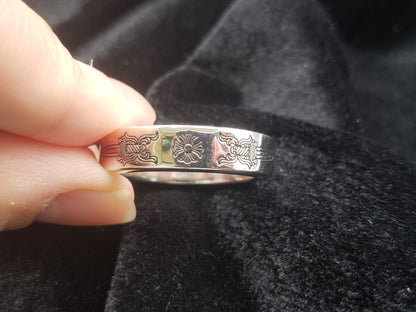 Chrome Classic Sword-engraved Rings, Retro Gift Rings