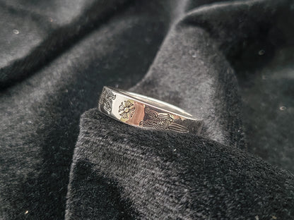 Chrome Classic Sword-engraved Rings, Retro Gift Rings