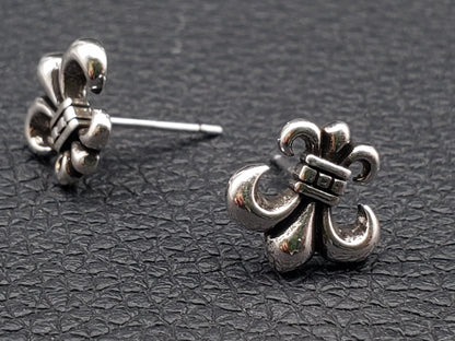 Chrome Inspired Scout Flowers Earrings, Chrome jewelry Earrings