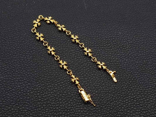 Chrome Jewelry Golden Cross Bracelet, Best Gift Jewelry