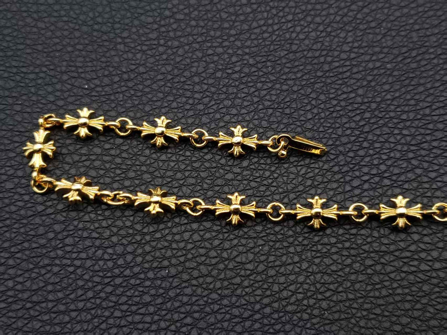 Chrome Jewelry Golden Cross Bracelet, Best Gift Jewelry