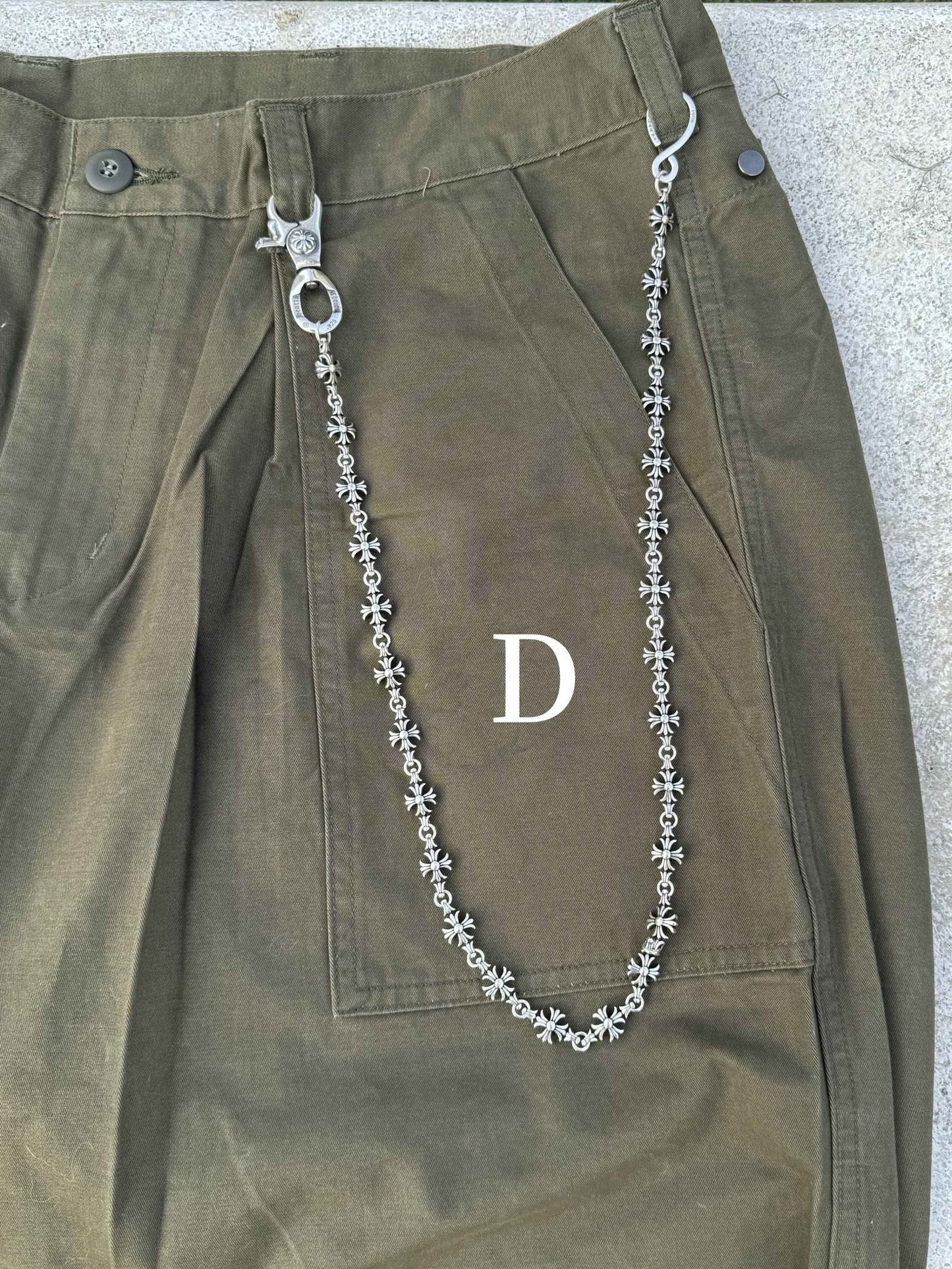 Chrome Jewelry Pants Chain, Edgy style, Chain accessories