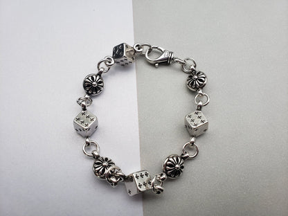 Chrome Jewels Bracelet, Chrome Jewels Dice Bracelet