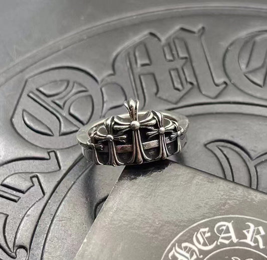 Chrome Jewelry Mountain Tombstone Crown Ring