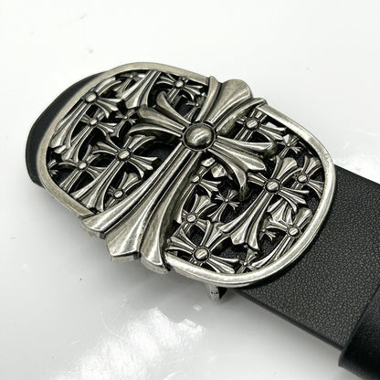 Chrome Style Leather Belt