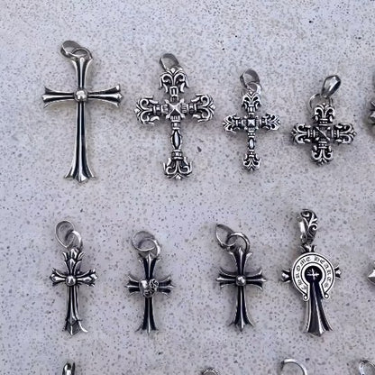 Chrome Design Cross Pendant ,Hip Hop Pendants