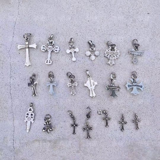 Chrome Design Cross Pendant ,Hip Hop Pendants