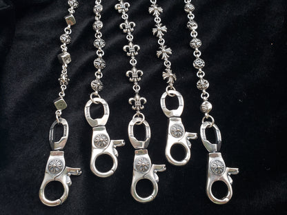 Chrome Jewelry Pants Chain, Edgy style, Chain accessories